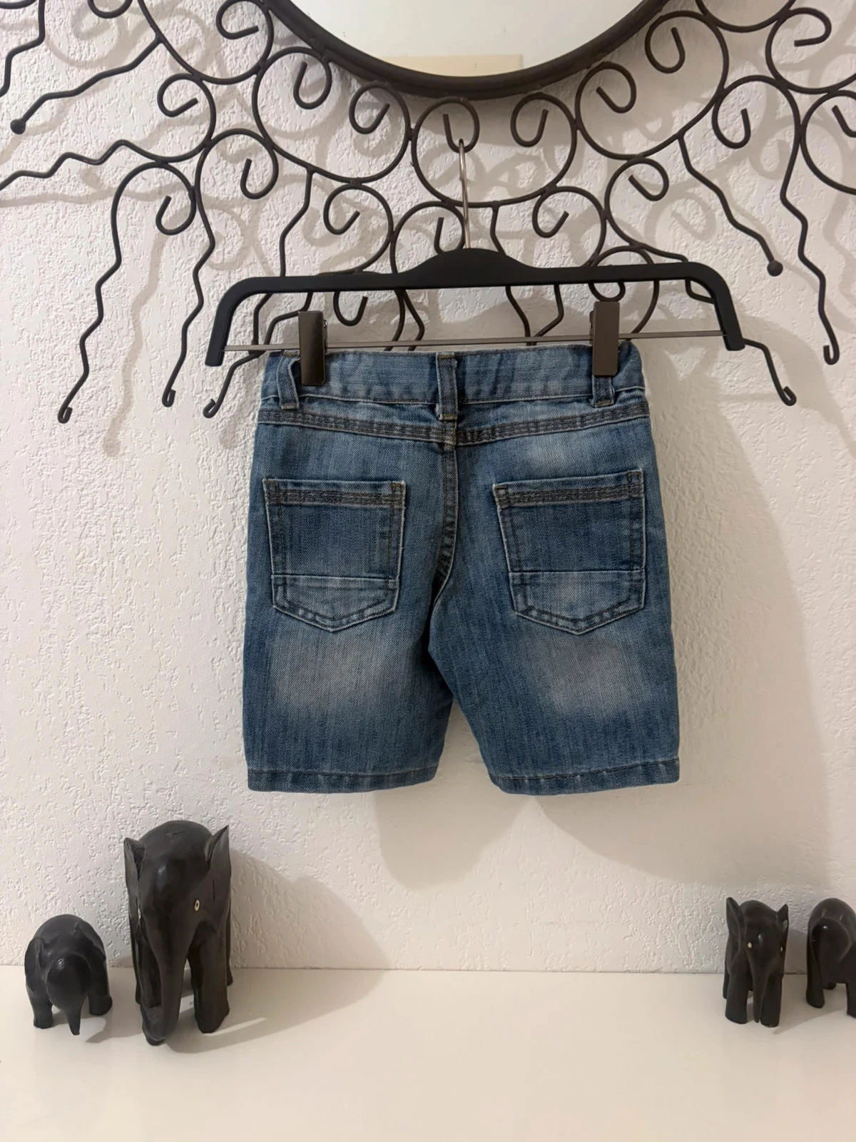 Gespletste jeansshort Denim Co – Stijl avonturier & Comfort – Maat 18-24 maanden -2 jaar (92 cm) – photo 3